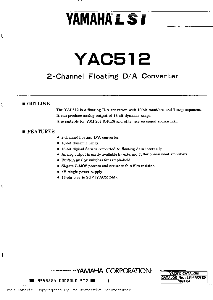 YAC512-MNBSP_239519.PDF Datasheet