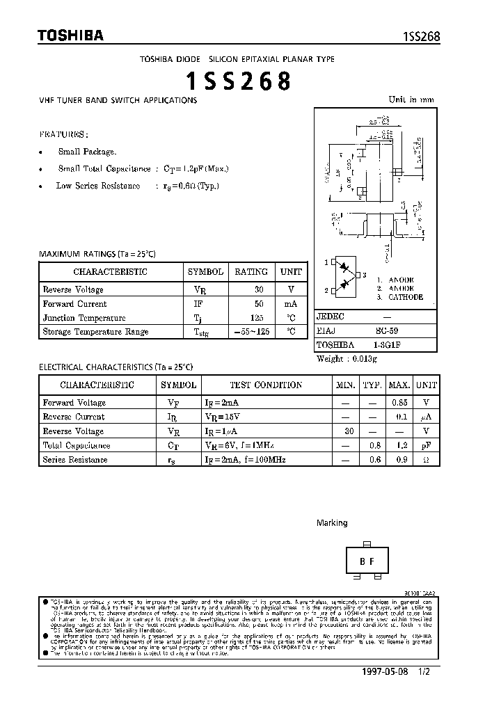 1SS268_216188.PDF Datasheet