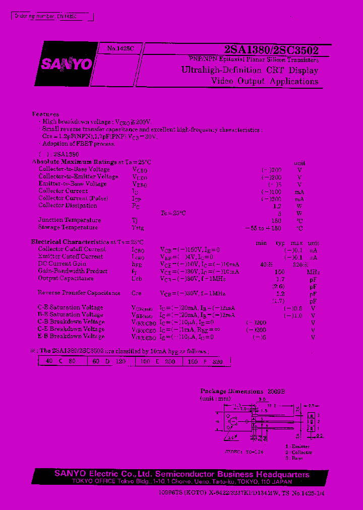 2SA1380_225477.PDF Datasheet