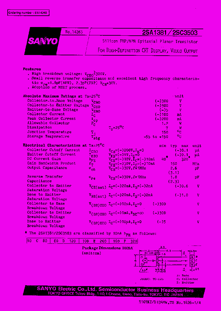 2SA1381_225478.PDF Datasheet