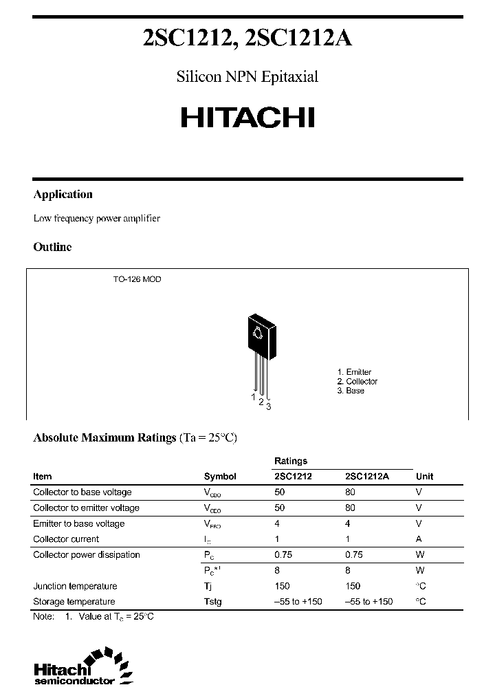 2SC1212_240967.PDF Datasheet