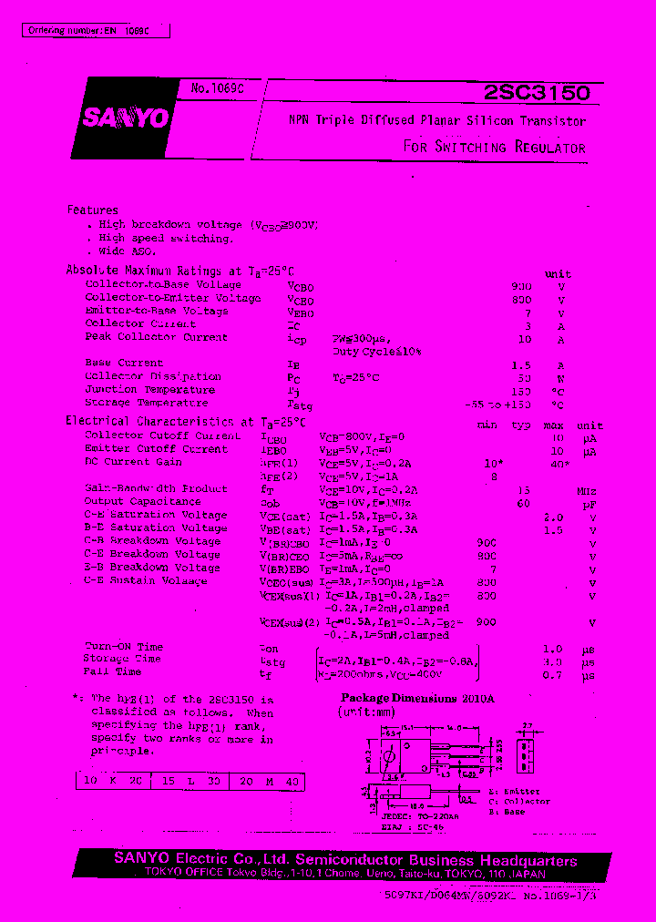 2SC3150_249306.PDF Datasheet