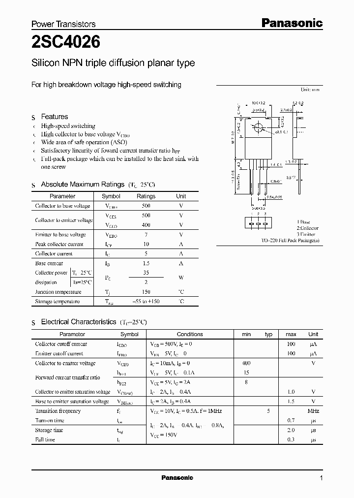 2SC4026_250942.PDF Datasheet
