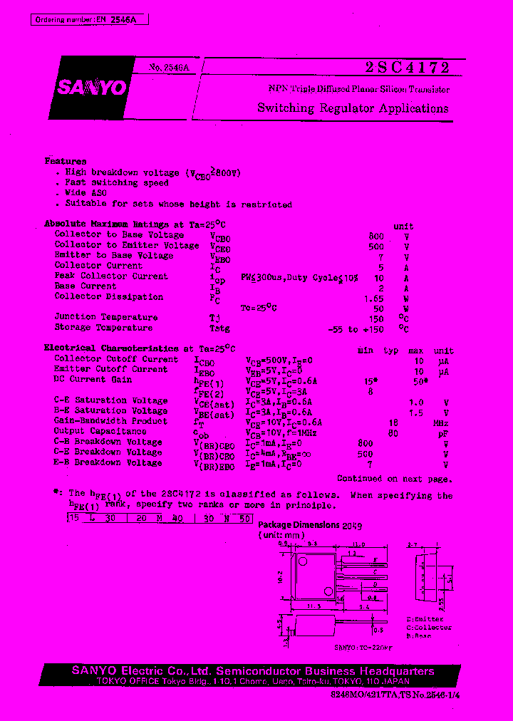 2SC4172_242056.PDF Datasheet