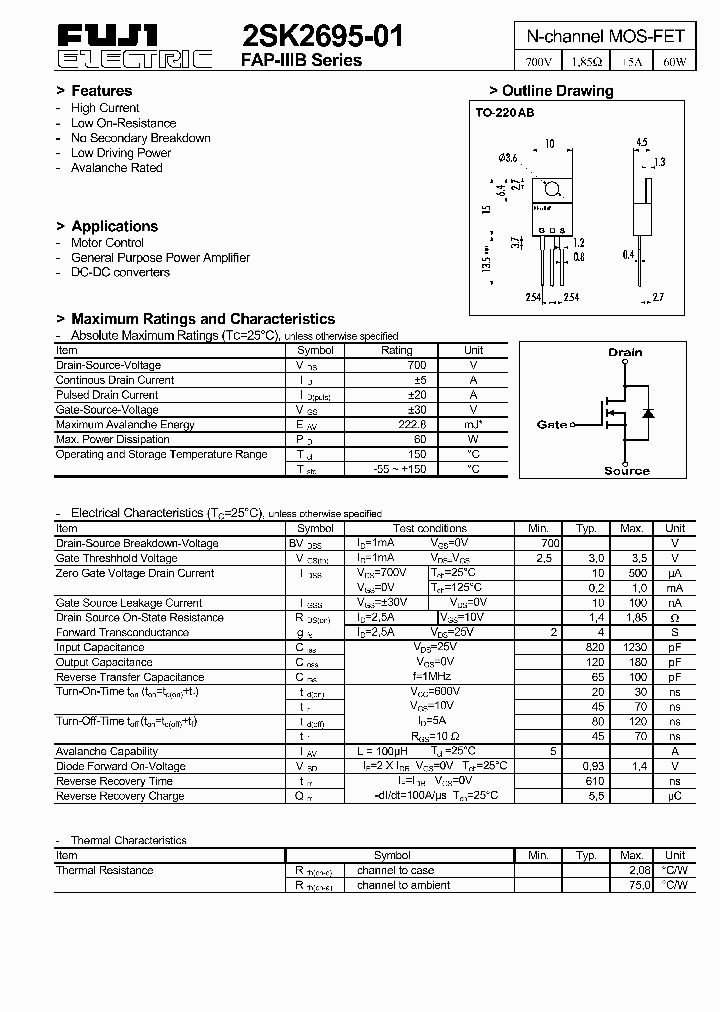 2SK2695-01_228719.PDF Datasheet