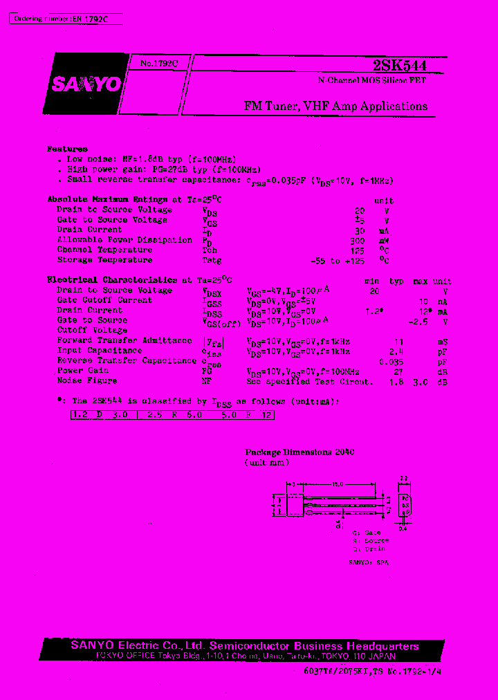 2SK544_12499.PDF Datasheet