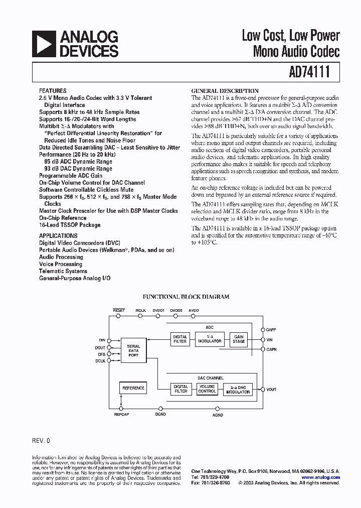 AD74111_231164.PDF Datasheet