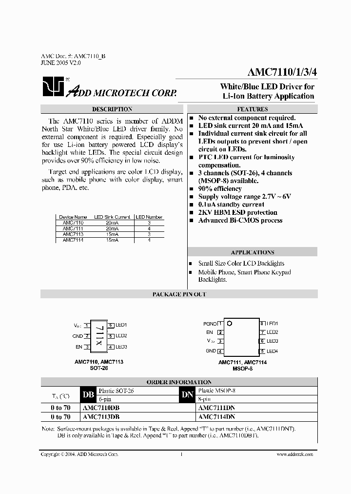 AMC7110_224047.PDF Datasheet