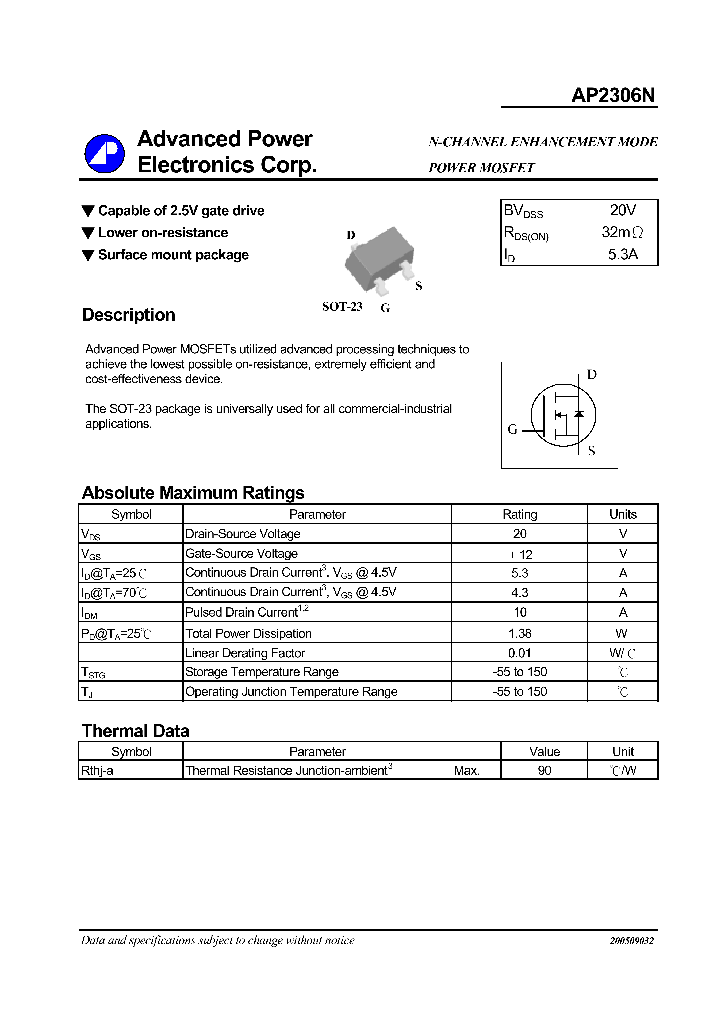 AP2306N_227471.PDF Datasheet