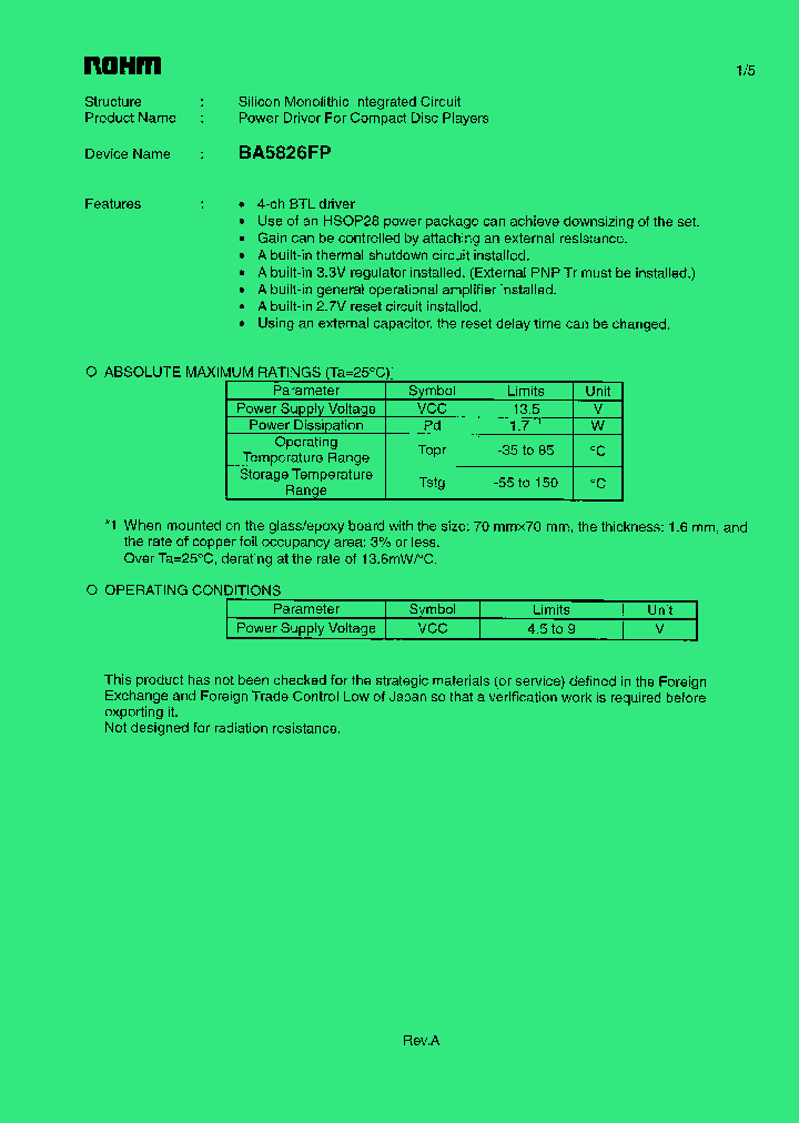 BA5826FP_222107.PDF Datasheet
