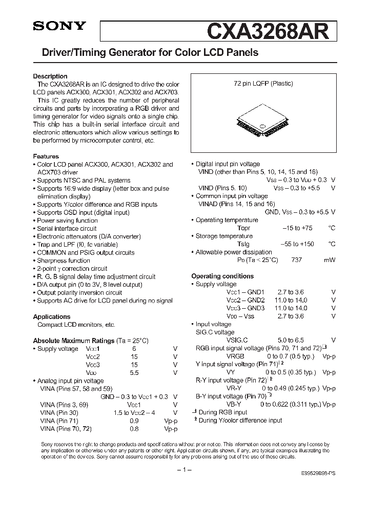 CXA3268AR_266249.PDF Datasheet
