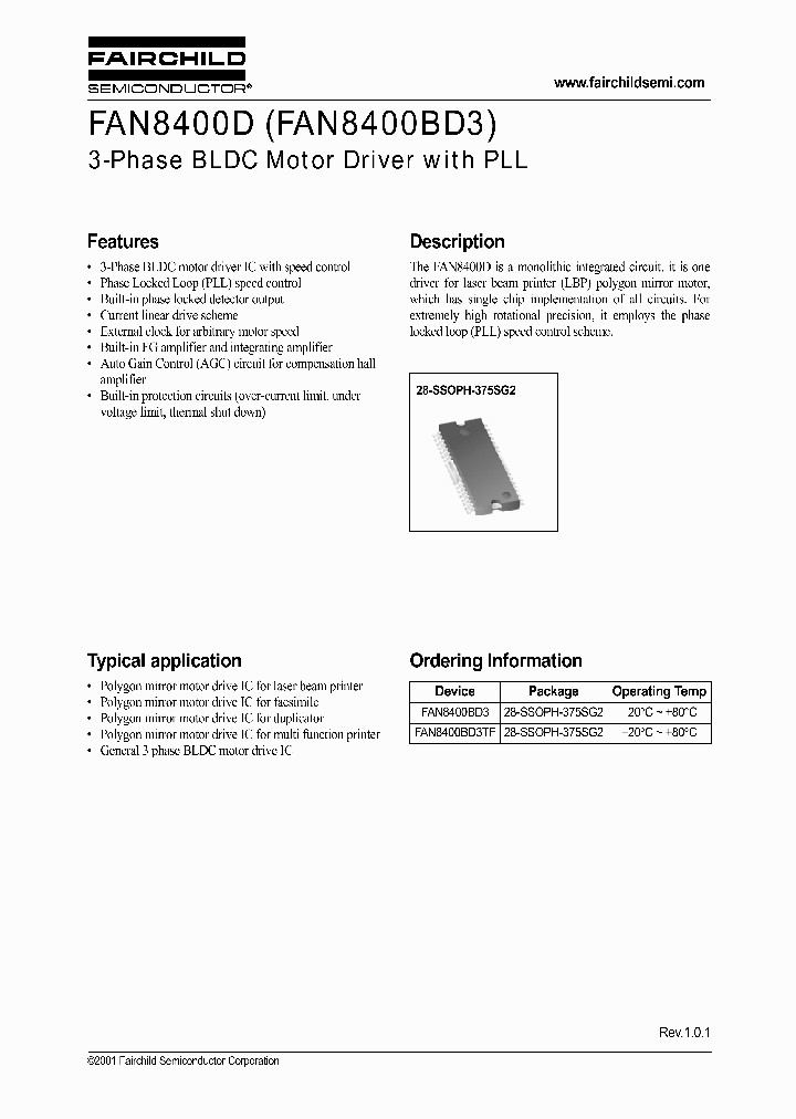 FAN8400BD3_243651.PDF Datasheet