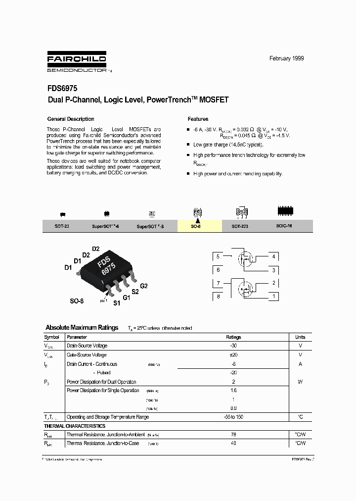 FDS6975_254349.PDF Datasheet