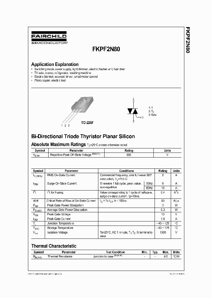 FKPF2N80_215909.PDF Datasheet