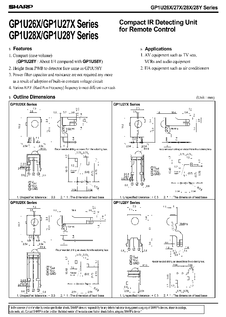 GP1U260X_251937.PDF Datasheet