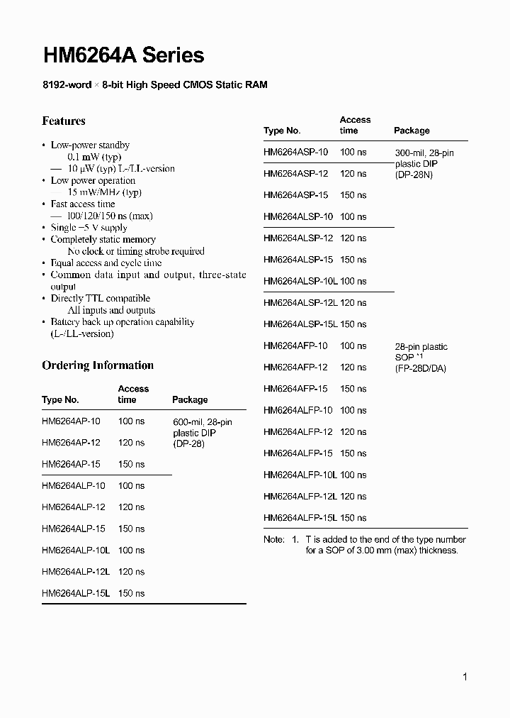 HM6264AFP-10_218705.PDF Datasheet