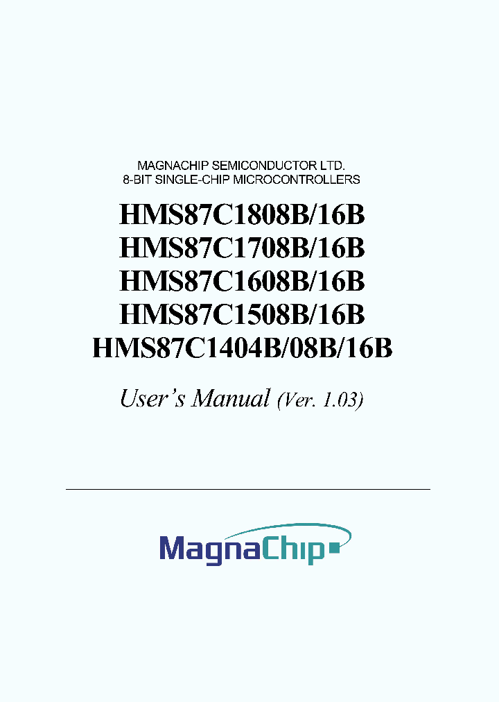 HMS87C1408B_234366.PDF Datasheet