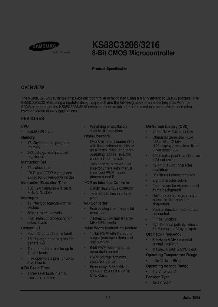 KS88C3216_231502.PDF Datasheet