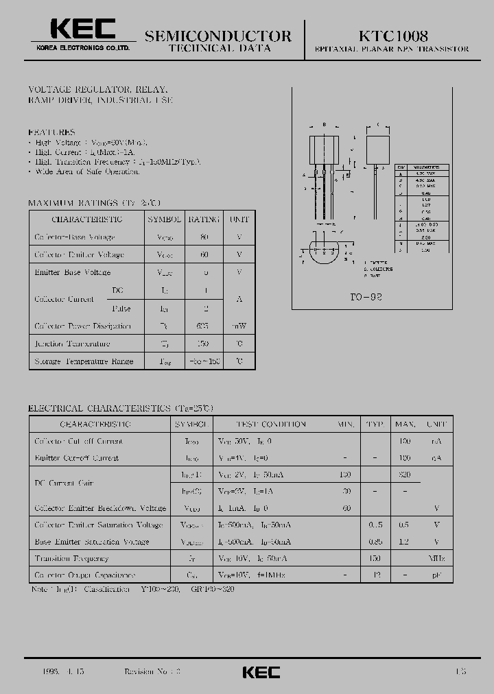 KTC1008_233526.PDF Datasheet