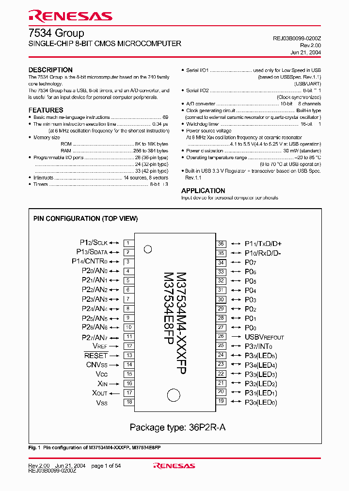 M37534E8FP_239252.PDF Datasheet