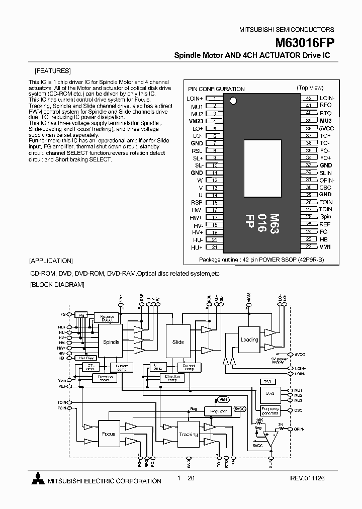 M63016FP_223851.PDF Datasheet
