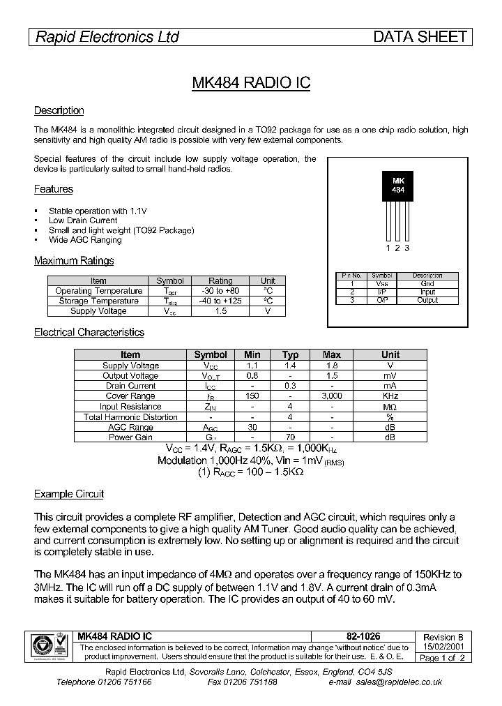 MK484_254289.PDF Datasheet
