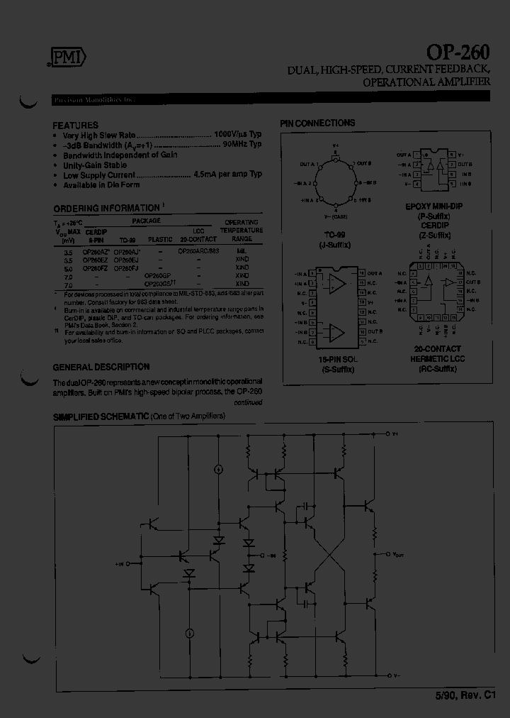 OP260_252865.PDF Datasheet