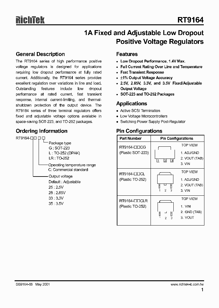 RT9164-33CG_237798.PDF Datasheet