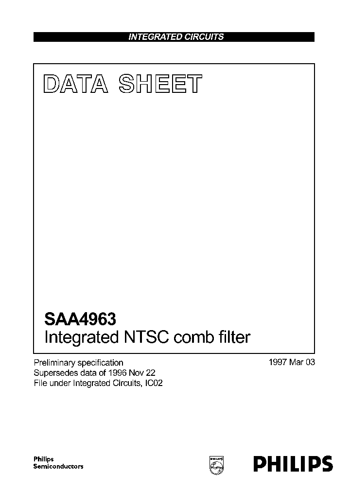 SAA4963_238953.PDF Datasheet