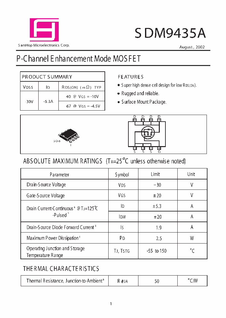 SDM9435A_225087.PDF Datasheet