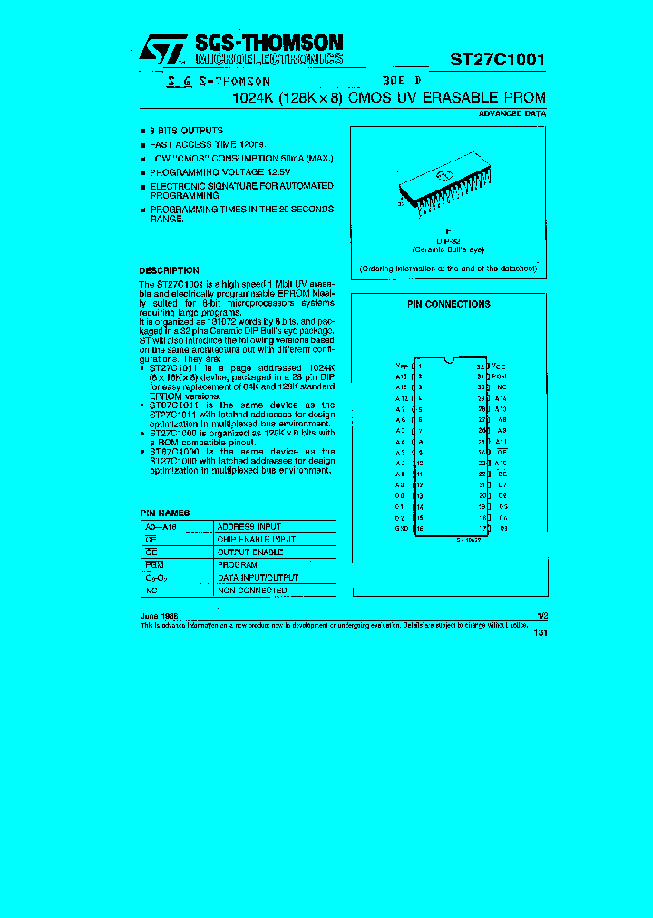 ST27C1001_255862.PDF Datasheet