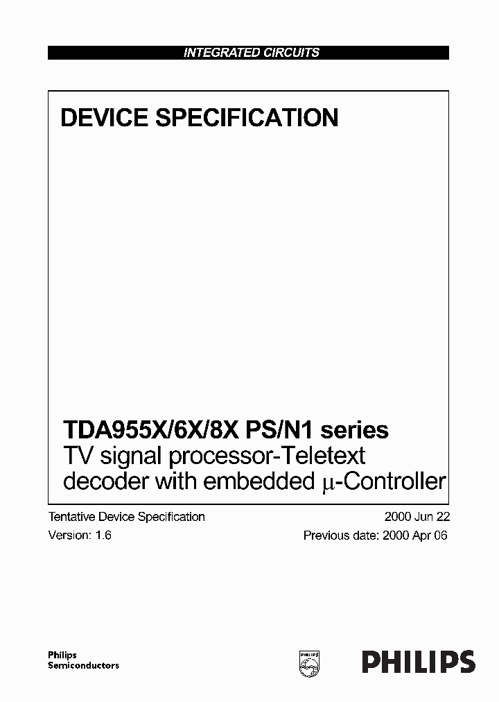 TDA958X_230463.PDF Datasheet