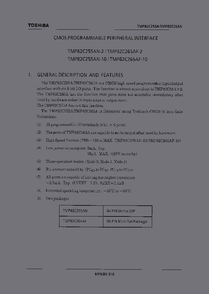 TMP82C255A_223554.PDF Datasheet