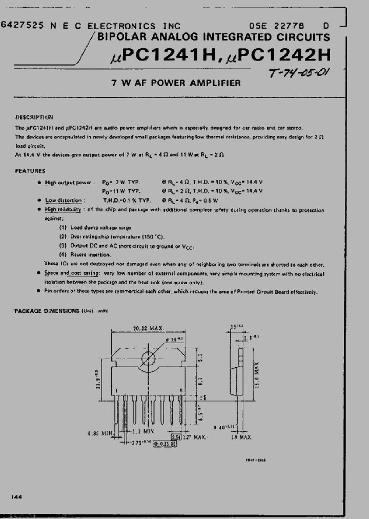 UPC1242H_235930.PDF Datasheet