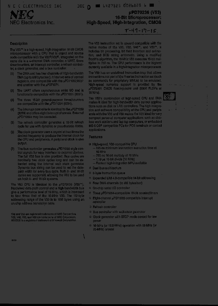 UPD70236_225404.PDF Datasheet