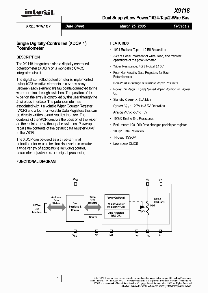 X9118TV14_215357.PDF Datasheet