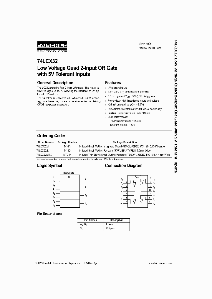 74LCX32_215500.PDF Datasheet