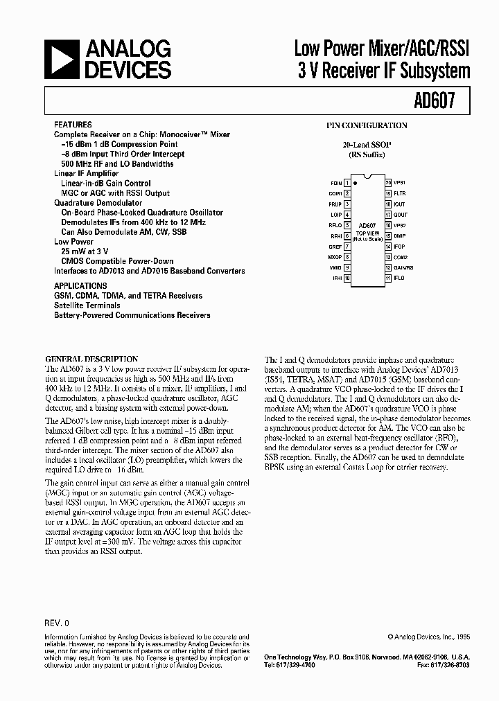 AD607ARS_256983.PDF Datasheet