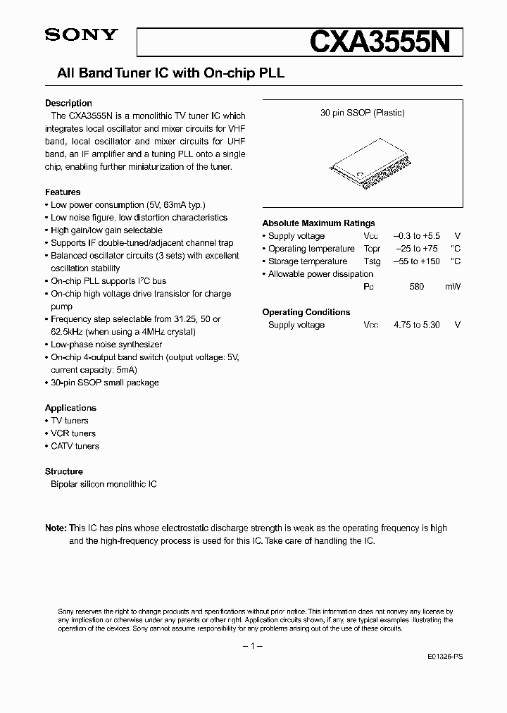 CXA3555N_238802.PDF Datasheet