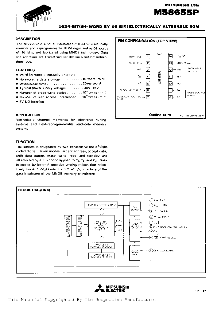 M58655P_158318.PDF Datasheet