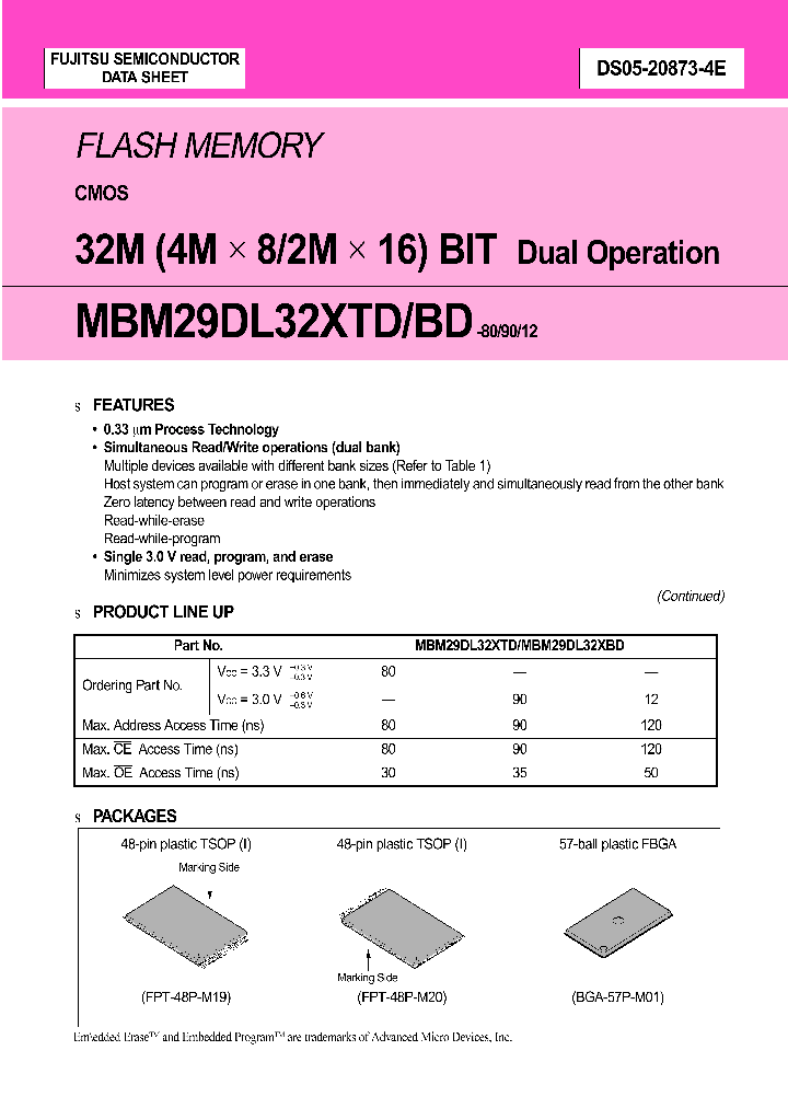 MBM29DL321TD-80_70096.PDF Datasheet