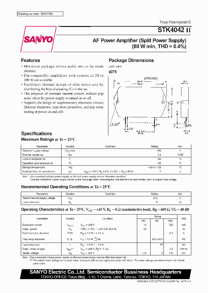 STK4042_213933.PDF Datasheet