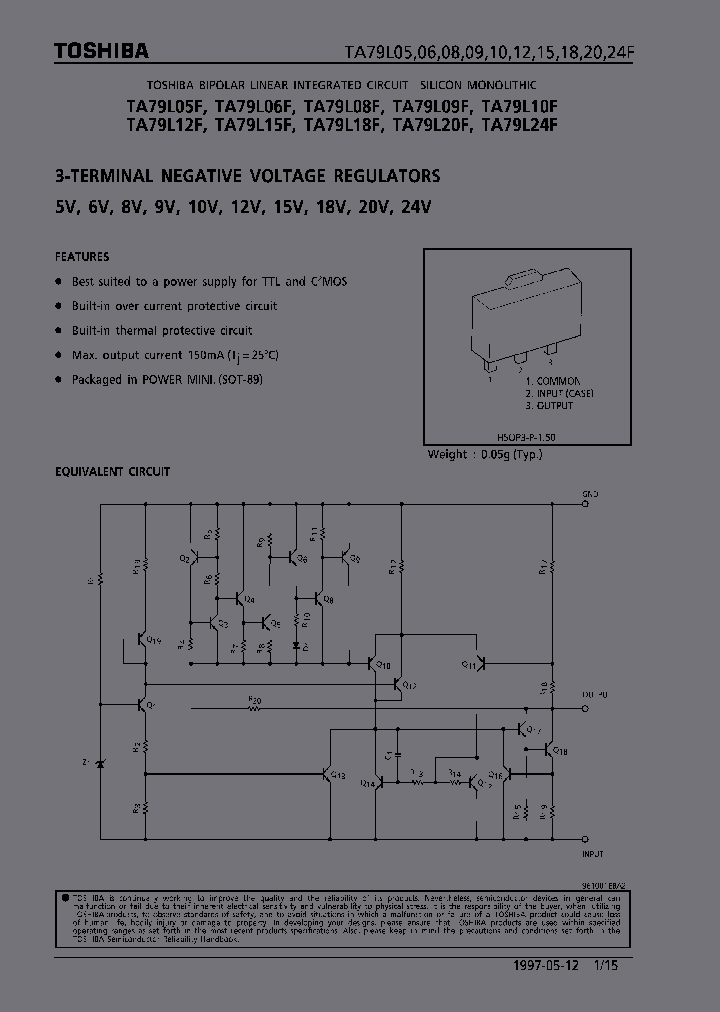 TA79L15F_20144.PDF Datasheet