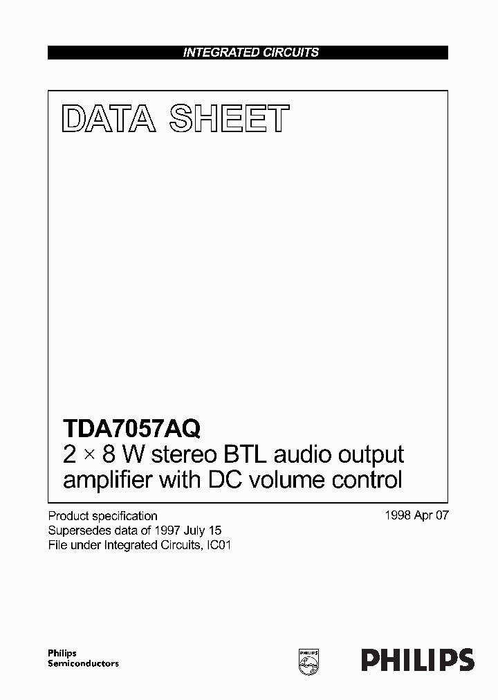 TDA7057A_154618.PDF Datasheet