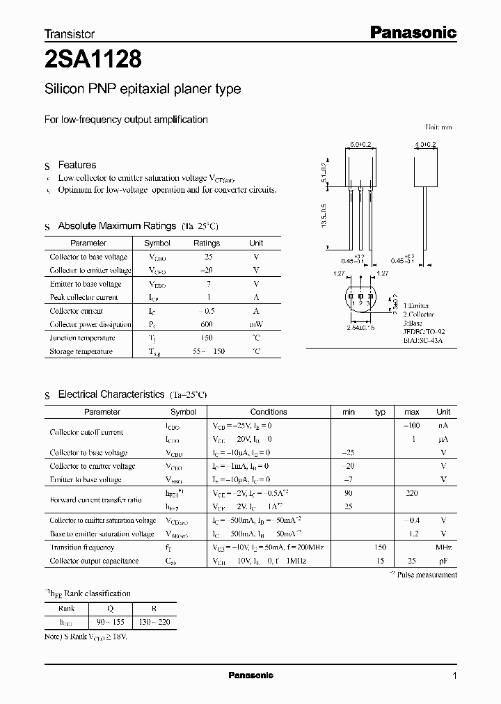 2SA1128_317979.PDF Datasheet