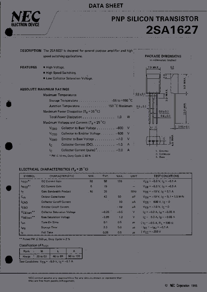 2SA1627_356520.PDF Datasheet