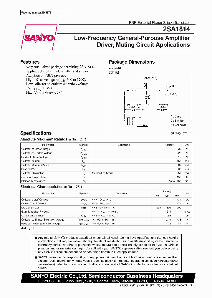 2SA1814_341091.PDF Datasheet