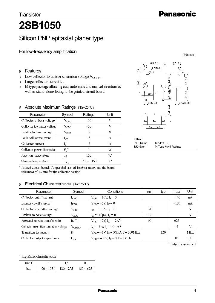 2SB1050_312736.PDF Datasheet