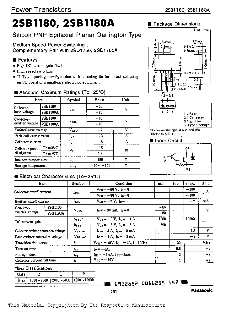 2SB1180A_357373.PDF Datasheet