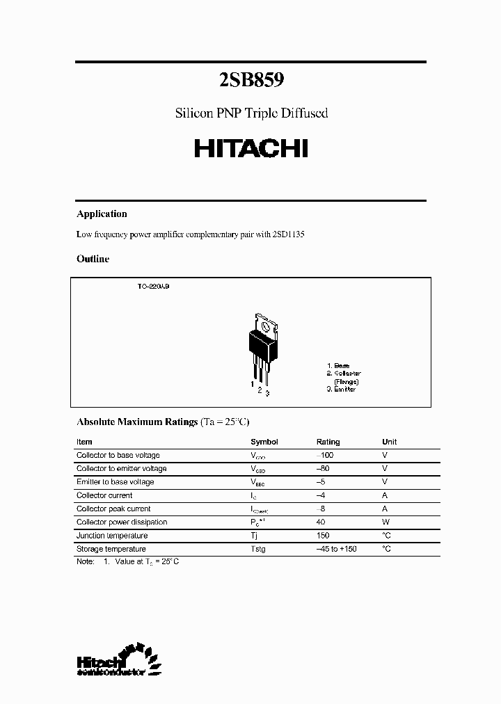 2SB8572SB858_307852.PDF Datasheet